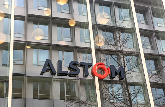 Alstom HQ Kappa building with new logo